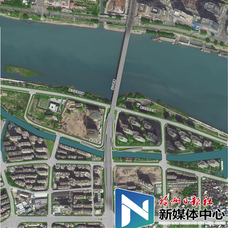 鳌峰大桥南桥头明年春节前完成改造