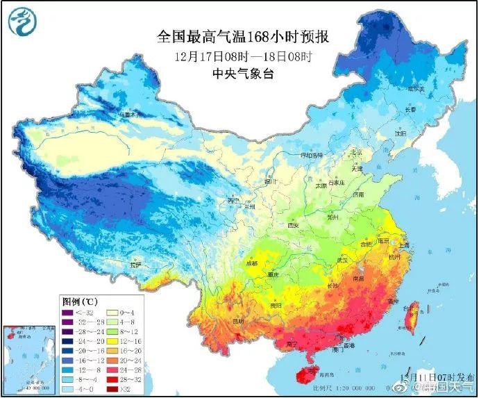 福州12月的“春天”要来了？26℃！就在下周二！