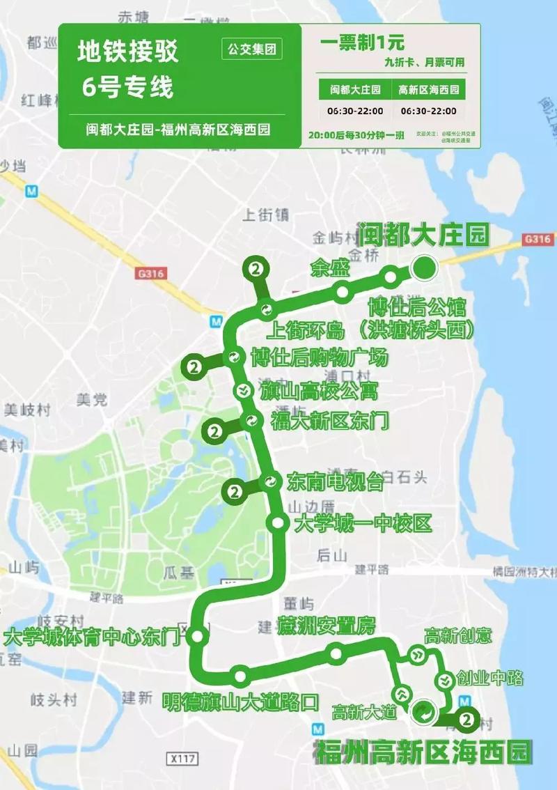 地铁接驳12号专线10日开通！附福州地铁接驳线最全攻略